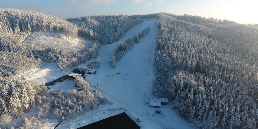 Die Schneekanonen laufen bereits!